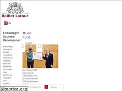 Sites similar to fondsbailletlatour.com