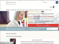 Sites similar to fondserasme.org
