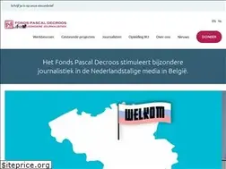 Sites similar to fondspascaldecroos.org