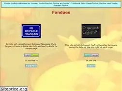 Sites similar to fondues.net