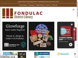 Sites similar to fondulaclibrary.org