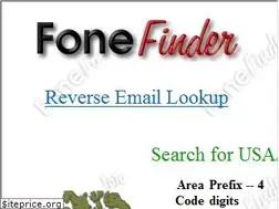 Sites similar to fonefinder.net