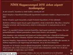 Sites similar to fonixnagyasszonyok.hu