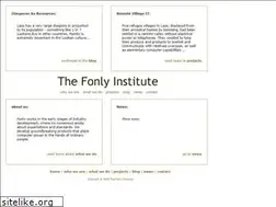 Sites similar to fonlyinstitute.com