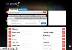 Sites similar to font-generator.com