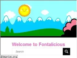 Sites similar to fontalicious.com