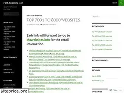 Sites similar to fontawesome.wordpress.com