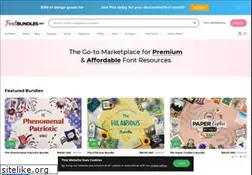 Sites similar to fontbundles.net