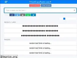 Sites similar to fontcopypaste.com