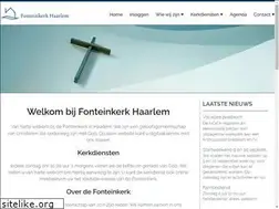 Sites similar to fonteinkerkhaarlem.nl