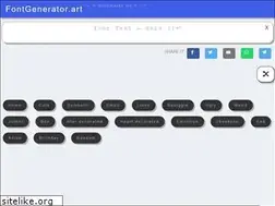Sites similar to fontgenerator.art