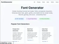 Sites similar to fontgenerator.info