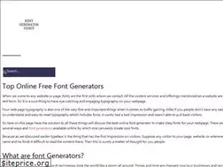Sites similar to fontgeneratorfancy.com