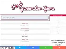 Sites similar to fontgeneratorguru.com
