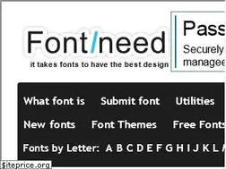 Sites similar to fontineed.com