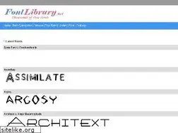 Sites similar to fontlibrary.net
