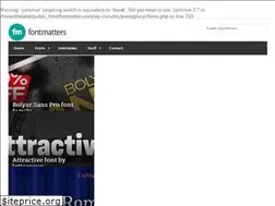 Sites similar to fontmatters.com