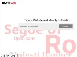 Sites similar to fontofweb.com