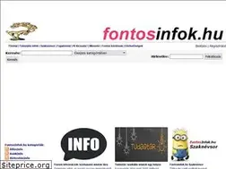 Sites similar to fontosinfok.hu
