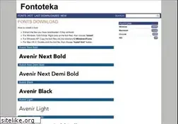 Sites similar to fontoteka.com