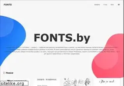 Sites similar to fonts.by