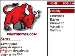 Sites similar to fontsbytes.com