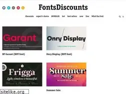 Sites similar to fontsdiscounts.com