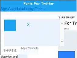 Sites similar to fontsfortwitter.com