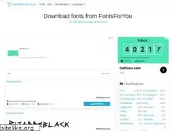 Sites similar to fontsforyou.com