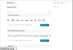 Sites similar to fontsgeek.com