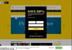 Sites similar to fontshop.com