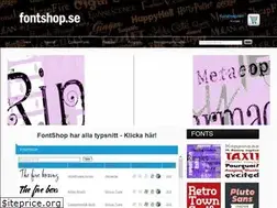 Sites similar to fontshop.se