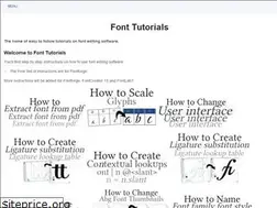 Sites similar to fonttutorials.com