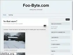 Sites similar to foo-byte.com