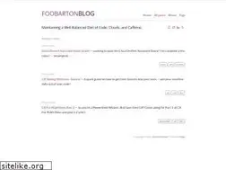 Sites similar to foobartn.github.io