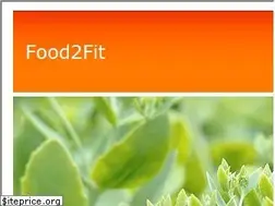 Sites similar to food2fit.com