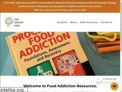 Sites similar to foodaddictionresources.com