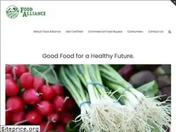 Sites similar to foodalliance.org