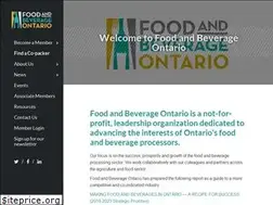 Sites similar to foodandbeverageontario.ca