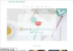 Sites similar to foodandthefabulous.com