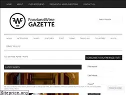 Sites similar to foodandwinegazette.com