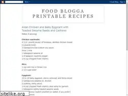 Sites similar to foodbloggaprintrecipes.blogspot.com