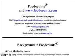 Sites similar to foodcounts.com