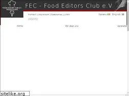 Sites similar to foodeditorsclub.de