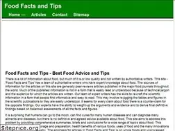 Sites similar to foodfactstips.com