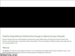 Sites similar to foodforhope.net