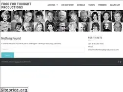Sites similar to foodforthoughtproductions.com