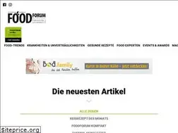 Sites similar to foodforum-magazin.de