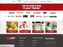 Sites similar to foodgiant.com
