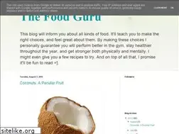 Sites similar to foodguru802.blogspot.com